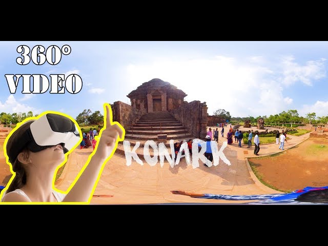 360° Video:  Konark Sun Temple (Use VR Box/ Headset)