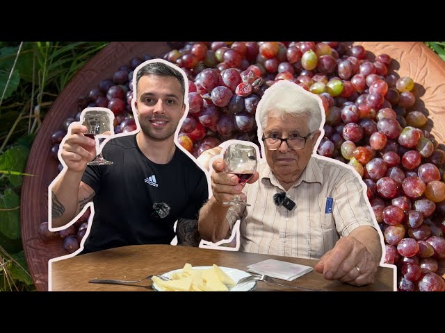 Tasting The Homemade Wine I Made With Nonno One Year Ago