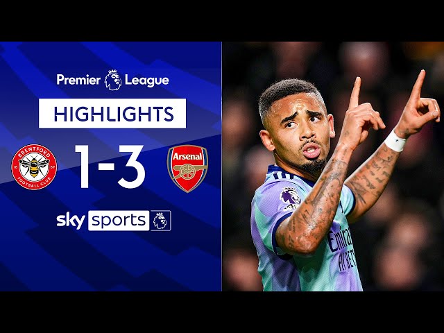 Jesus inspires Gunners crucial comeback victory! | Brentford 1-3 Arsenal | Premier League Highlights