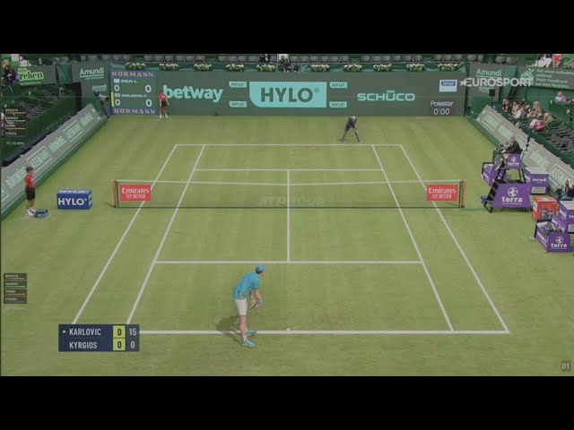 Tennis Elbow 4 [ PS5 ] - KARLOVIC vs KYRGIOS | Halle Open | "Doctor" Ivo in Prime🥎🥎🥎