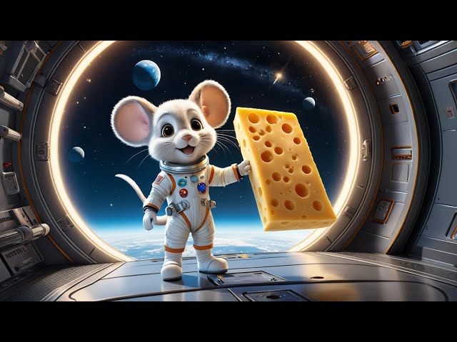 The Moon Mouse and His Cheese Rocket | Fun Nursery Rhyme for Kids | Sing-Along Adventure Song