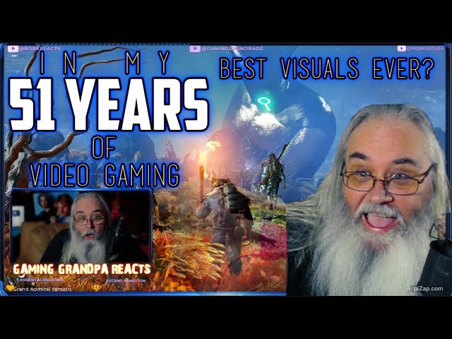 Light No Fire Reaction with Gaming Grandpa - 51 years of gaming Best I have seen Visually!