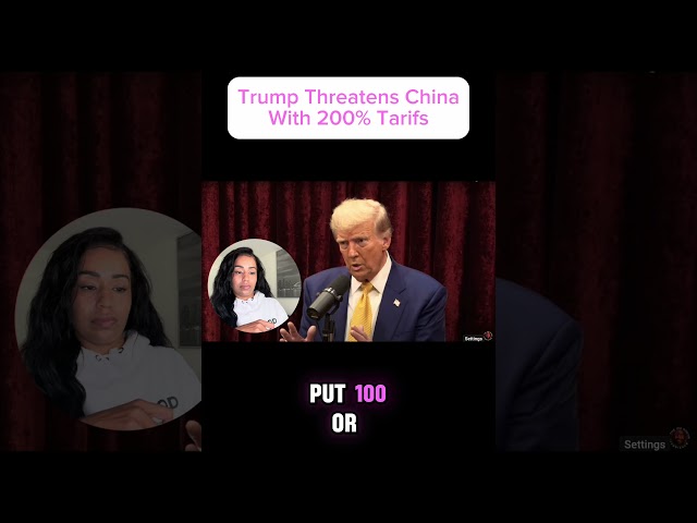 Trump Threatens China With Tarif's #foriegnpolicy #tarifshorts