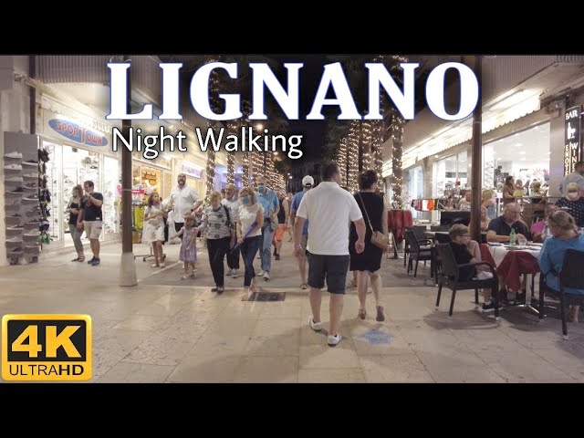 Lignano Sabbiadoro Zentrum, Italien - 4K UHD