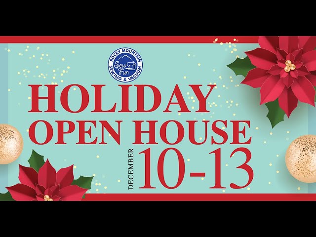 Come to Sew Fun Open House!