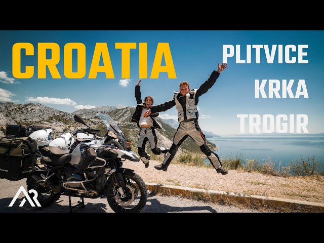 The BEST of Northern and Central CROATIA by motorcycle touring (we almost got the BIKE STUCK!)