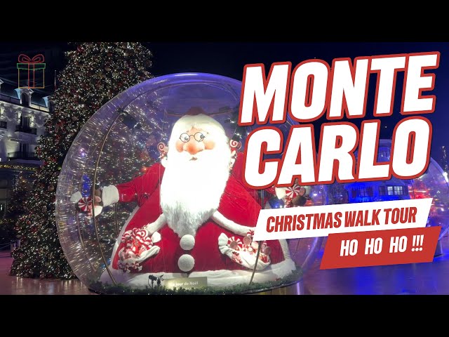 Monte Carlo, MONACO – After-Christmas Walking Tour in Winter