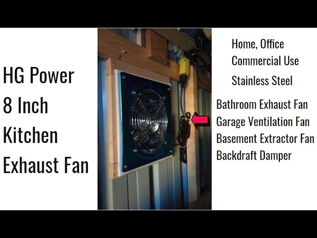 Kitchen, Bathroom, Garage Exhaust Fan! Genuine Review by Fuzzy