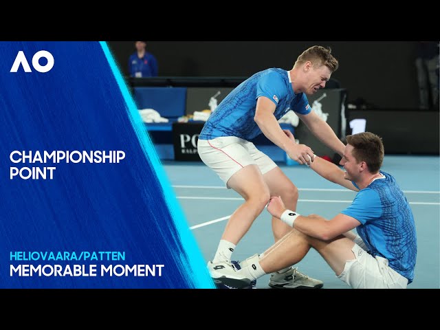 Heliovaara/Patten Win the Men's Doubles! |  Championship Point | Australian Open 2025