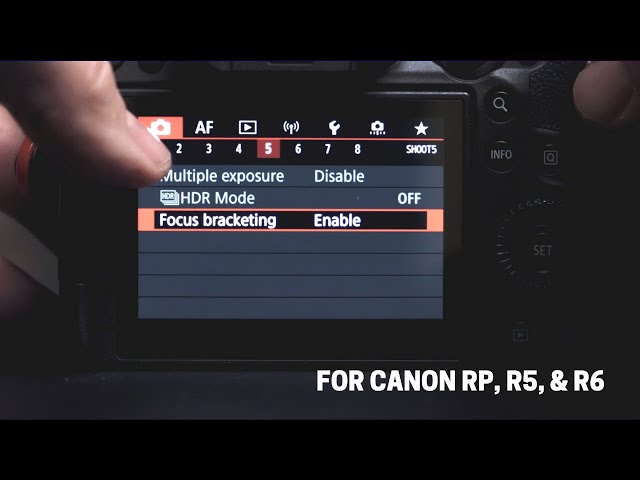 Focus Bracketing with the Canon R5 (for Product Photography)