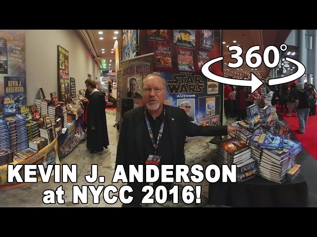 360° Video: Author Kevin J. Anderson at NY Comic Con 2016