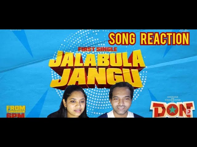 Don - Jalabula Jangu Promo Song Reaction | SK |Anirudh Ravichander | Tamil Couple Reaction