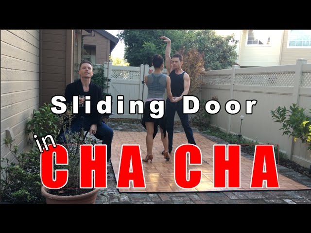 Tytus Bergstrom, LiWen Ang teach Cha Cha Sliding Door