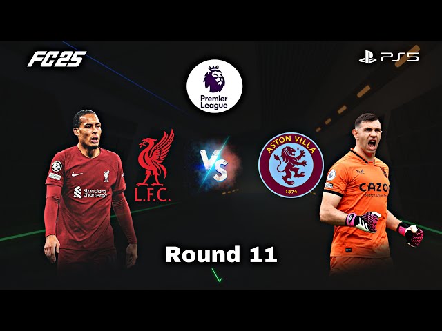 Fc25 - Liverpool vs Aston Villa | Premier League | Ps5