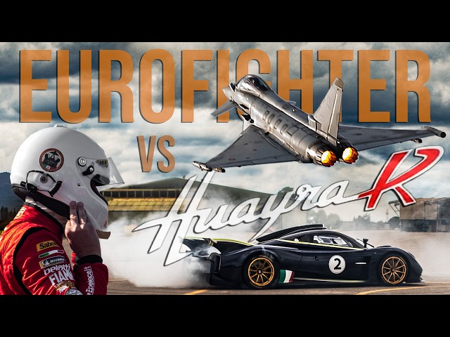 EUROFIGHTER vs PAGANI HUAYRA R: A day with the Air Force - Davide Cironi (SUBS)