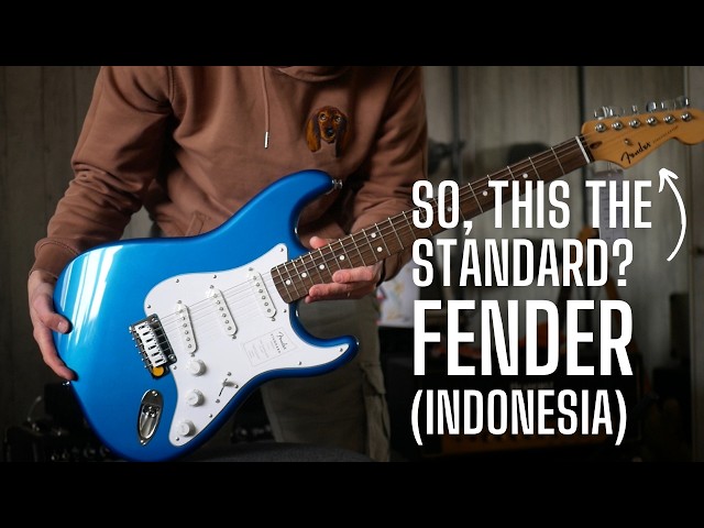 The New Fender STANDARD Stratocaster - It's Made in Indonesia...Is It More than just a Squier?