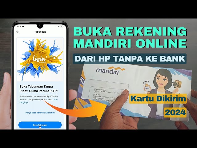 Cara buka Rekening Bank Mandiri dari Hp 2024 Tabungan Now