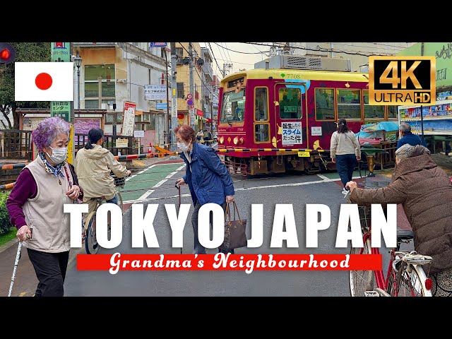 Harajuku for Grandma's 4K Walk. Sugamo in Tokyo, Japan! 4K HDR 60fps Tokyo Walking Tour