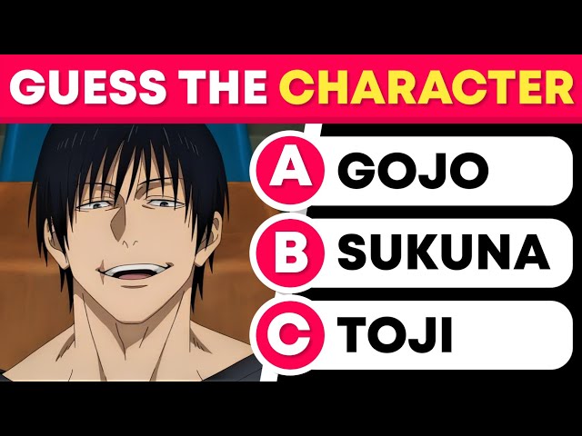 Try To Guess The Jujutsu Kaisen Character 🧙 Can You Please Answer It ❓