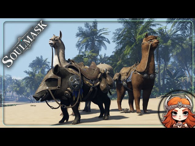 Easy Early Game Mounts | Alpaca, Llama, Boar | Soulmask 2025 Beginners Guide