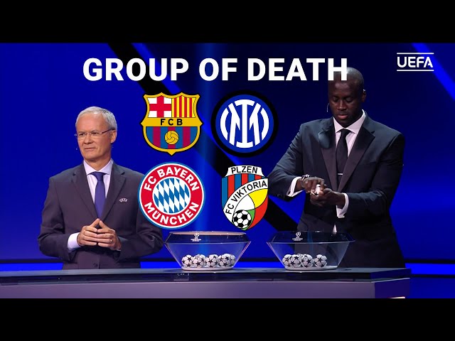 UEFA Champions League group stage draw 2022/23 #ucldraw #ucl