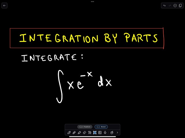 ❖ Integration by Parts ❖