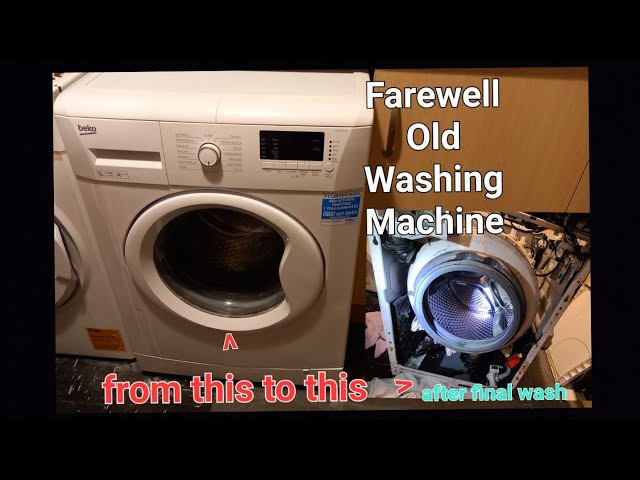 Old Washing Machine Last Ever Wash ( WMS E2)   .....Scotland.....2025....