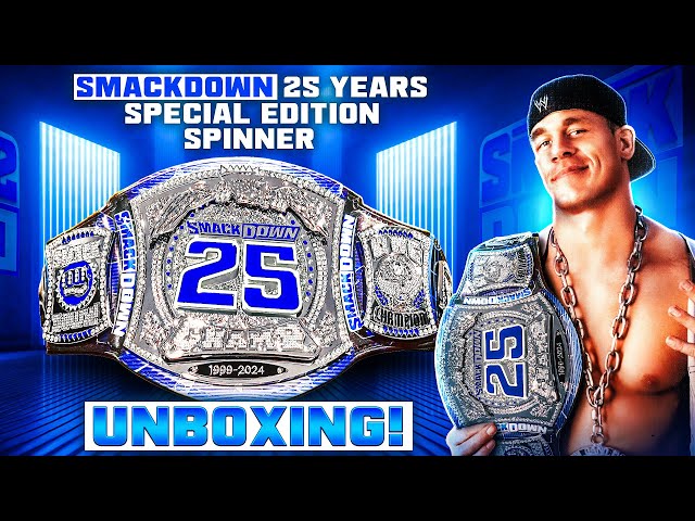 WWE SmackDown 25 Years Special Edition Spinner Unboxing!