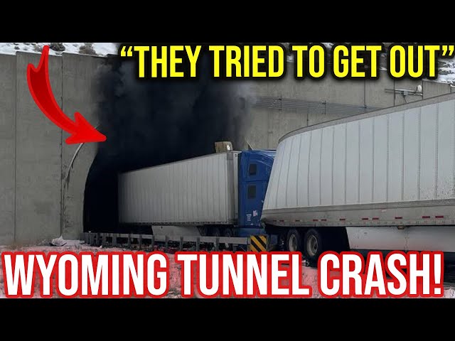 Massive Crash Inside Wyoming Tunnel. 2 people dead