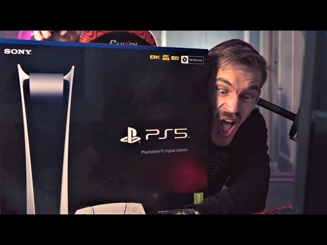 PEWDIEPIE PS5 UNBOXING ! (LIVESTREAM HIGHLIGHT)