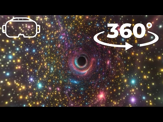 Falling into a blackhole in 360°/VR [4K] 5