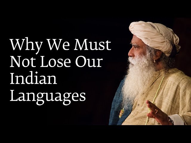 Why We Must Not Lose Our Indian Languages