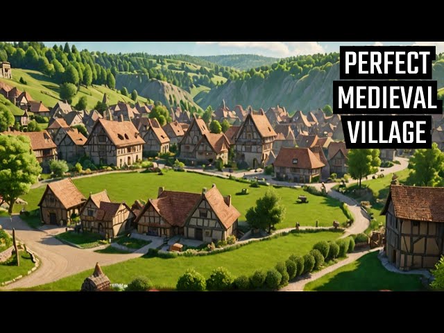 Building a Perfect Medieval Village Setup in Manor Lords! FIRST TRY