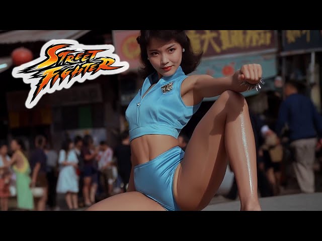 Street Fighter Legends CLASH in Epic Global Tournament! 1950's super Panavision 70 - Trailer 4K -AI