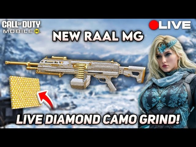 Grinding Diamond camo for the New RAAL MG | CODM Live