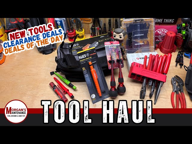 Tool Haul - Vessel, Dewalt, Klein, EZRED, Gator #tools #maintenance #toolhaul