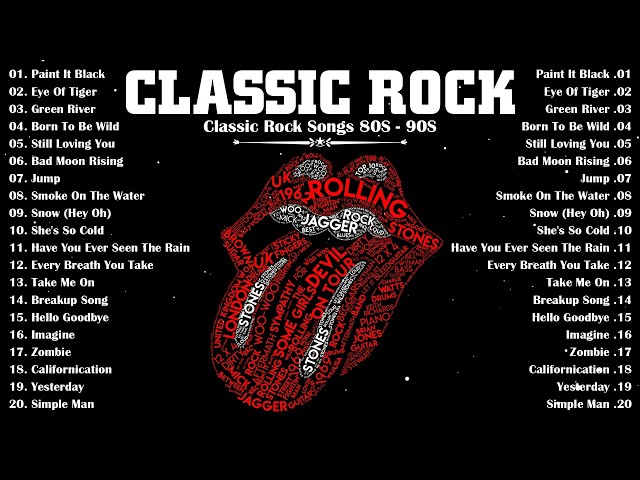 Classic Rock Playlist | The Best Rock Songs of the 80s 90s | Scorpions, Bon Jovi, U2, Led Zeppelin