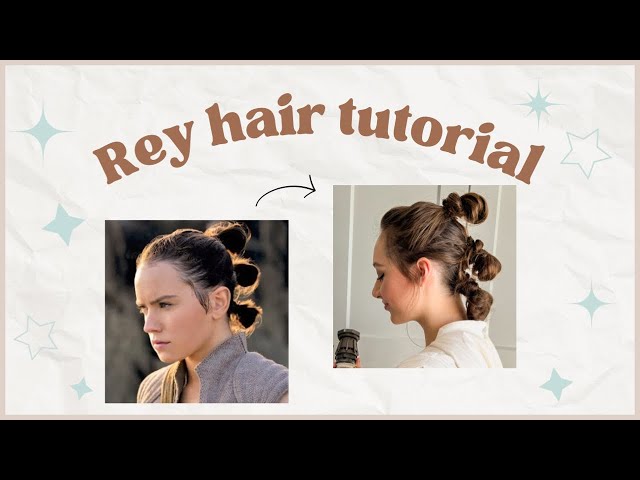 How I make my hair look like Rey Skywalker | Star Wars hair tutorial