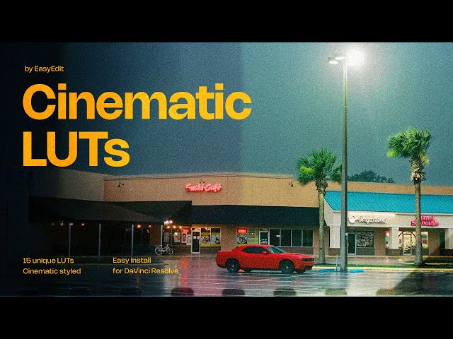 Cinematic LUTs - Film Looks for DaVinci Resolve