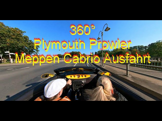 360°Chrysler Plymouth Prowler Meppen Cabrio Ausfahrt