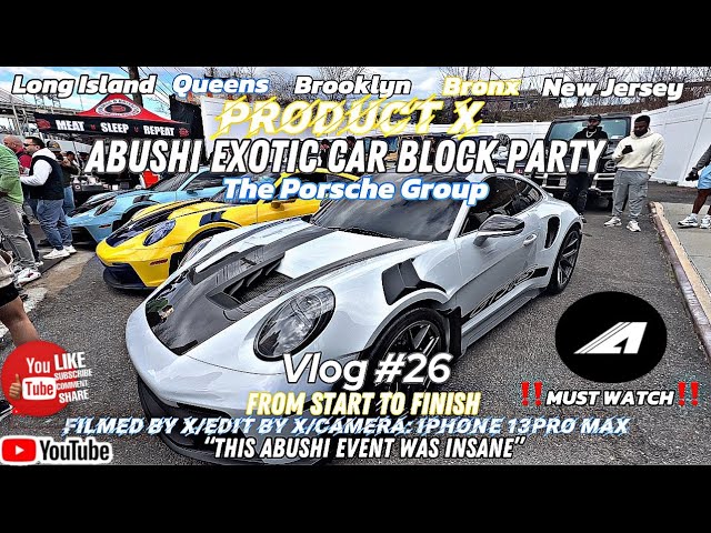 Abushi Exotic Car Block Party; The Porsche Group