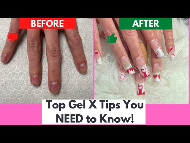 Gel X Nails Full Set Tutorial | Beginner Tips & Life at Cosmetology School