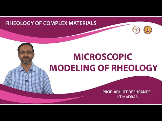 Microscopic modeling of rheology