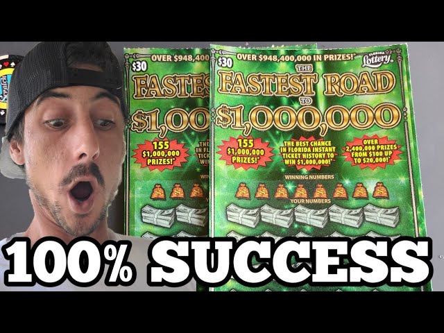 Won on Both🚀 | $30 Fastest Road to a Million Lottery Tickets