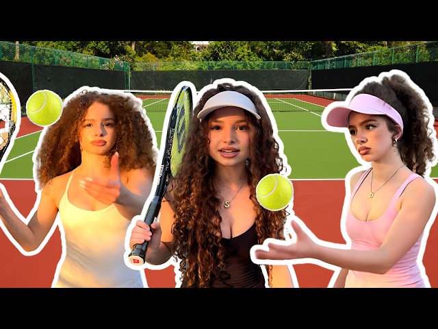 Kalogeras Sisters (TRY TO)  PLAY TENNIS