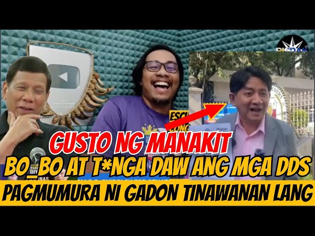 GADON PINAGTATAWANAN LANG ANG MGA MURA NIYA SA MGA DDS. BO_BO AT TA_NGA DAW? #duterte #dds #vpsara