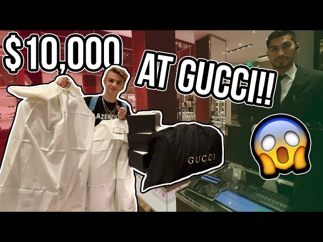 $10,000 GUCCI SHOPPING SPREE!! (I've NEVER spent THIS MUCH MONEY!)