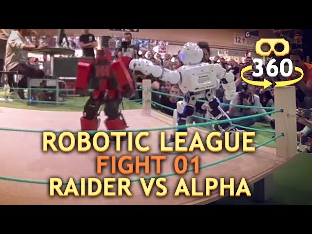 Battle of the Robots Match 01 Raider Vs Alpha #VR #360 360º 4K #360Video #VirtualReality