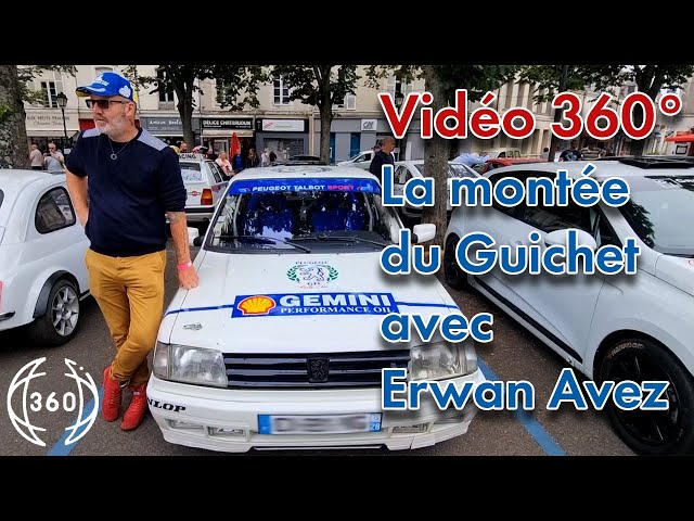 Vidéo360-Vivez comme si vous y étiez la montée du guichet à Châteaudun à bord de la 309 d'Erwan Avez