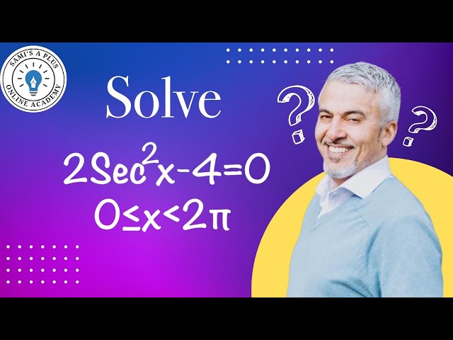 How to solve reciprocal trig functions | trig equation wizardry conquers reciprocals with these tips